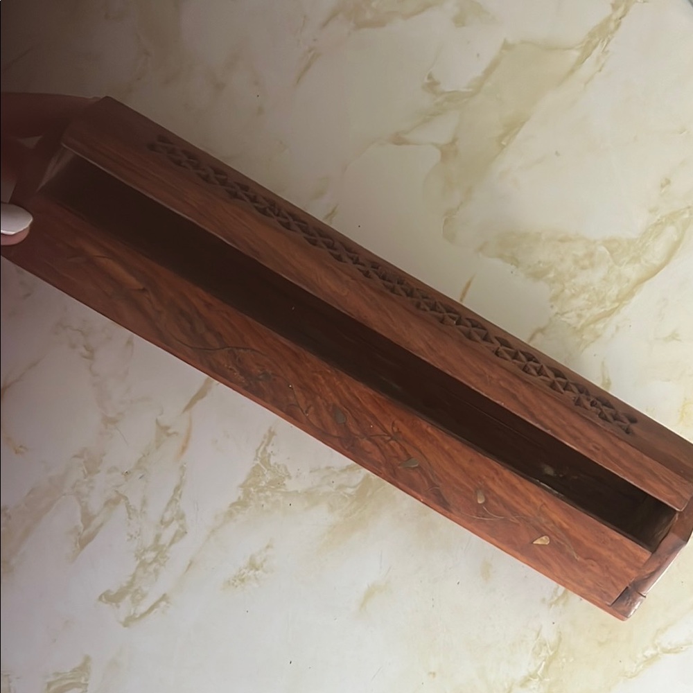 Handcrafted Wooden Incense Holder